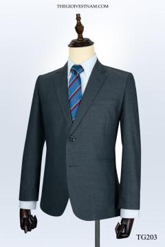 Bộ Suit Xám Chuột Classic Fit TGS203